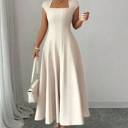 Women's Square-Neck A-Line Dress