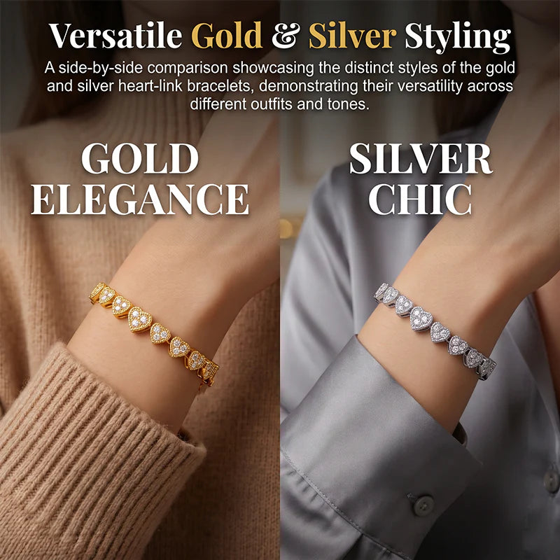 Heart Link Bracelet