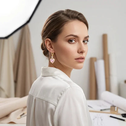 Women’s Heart Drop Earrings