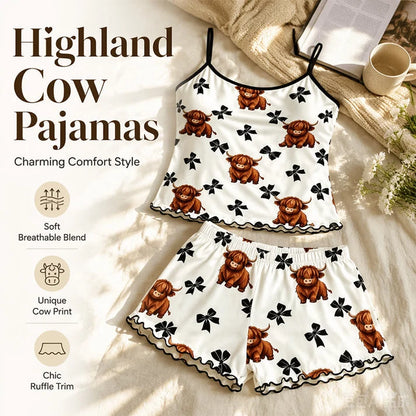 Women's Spaghetti Strap Cami Sleepwear Set