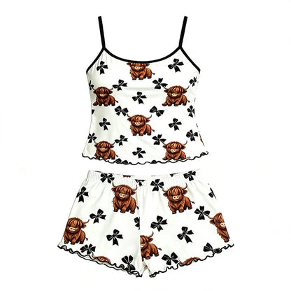 Women's Spaghetti Strap Cami Sleepwear Set