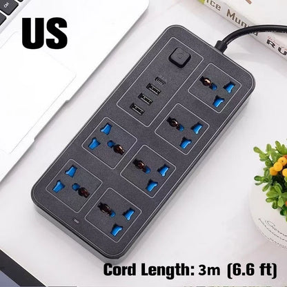 Multi-Outlet Power Strip with Extension Cord