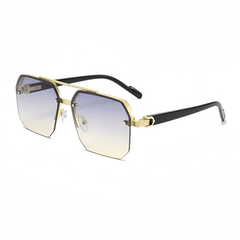 Men's Geometric Polygon Sunglasses