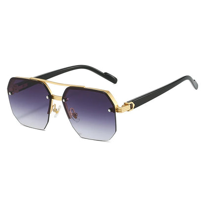 Men's Geometric Polygon Sunglasses