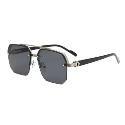 Men's Geometric Polygon Sunglasses