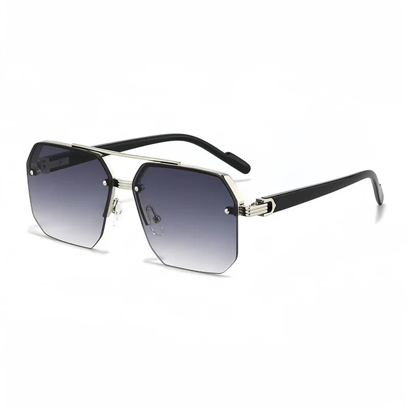 Men's Geometric Polygon Sunglasses