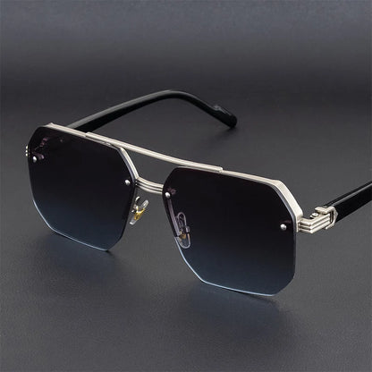 Men's Geometric Polygon Sunglasses