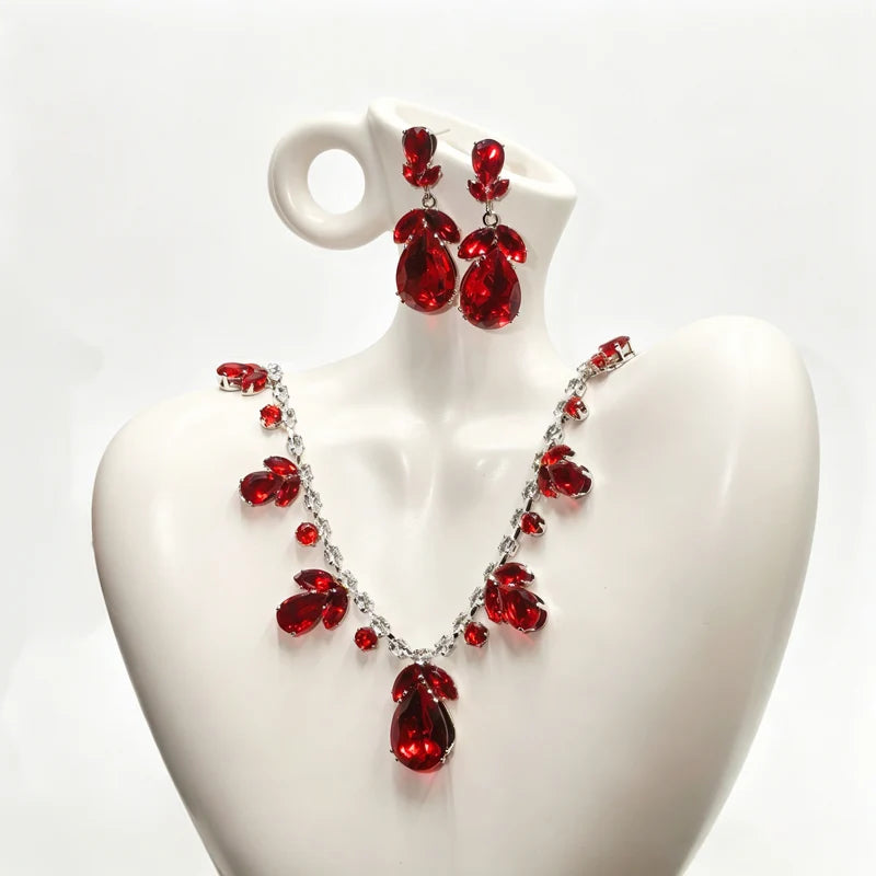 Tulip Necklace and Earrings Set