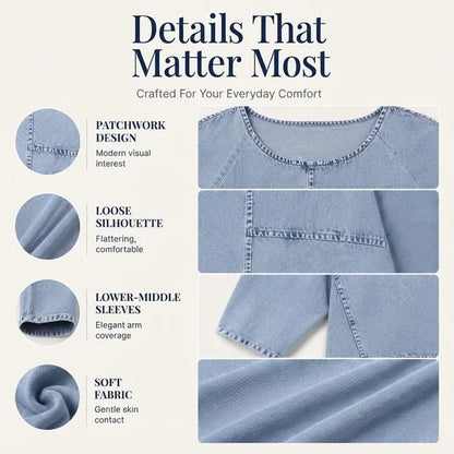Women's Denim Print T-Shirt