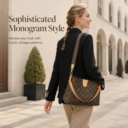 Women’s Monogram Bucket Shoulder Bag