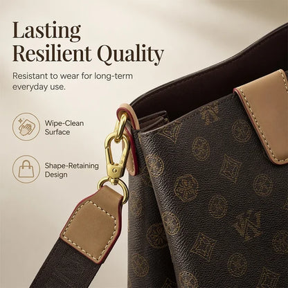 Women’s Monogram Bucket Shoulder Bag