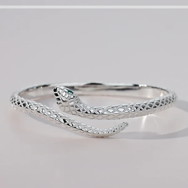 Snake Wrap Open Cuff Bracelet