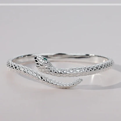 Snake Wrap Open Cuff Bracelet
