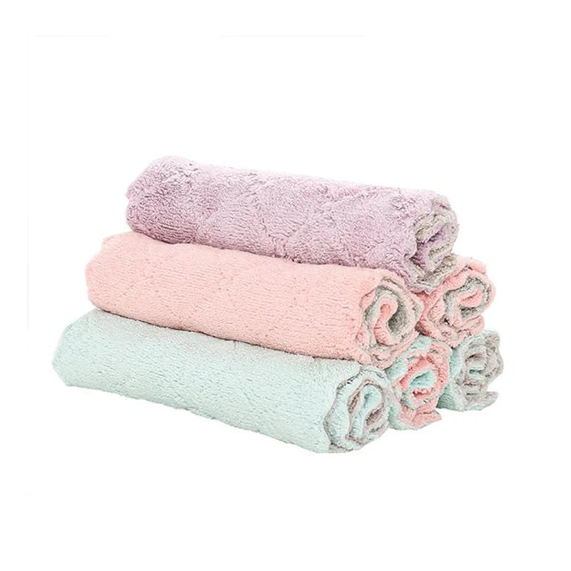 Soft Double-Sided Microfiber Cleaning Cloth