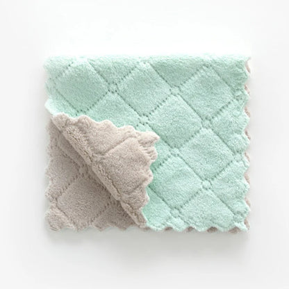 Soft Double-Sided Microfiber Cleaning Cloth