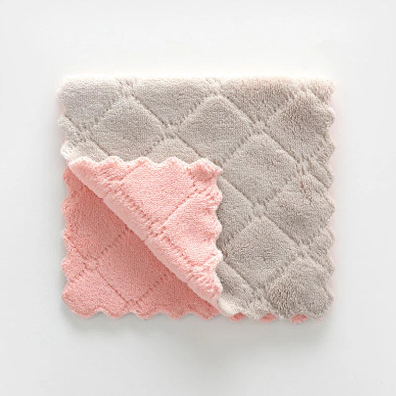 Soft Double-Sided Microfiber Cleaning Cloth