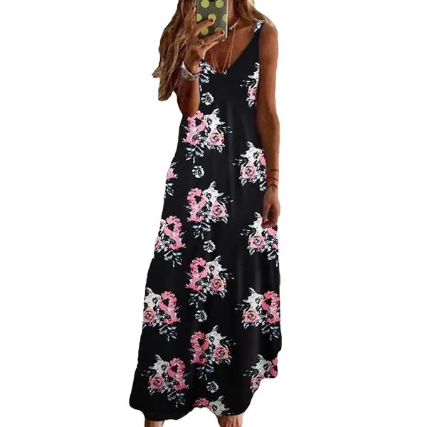 Women’s Printed Strappy Dress