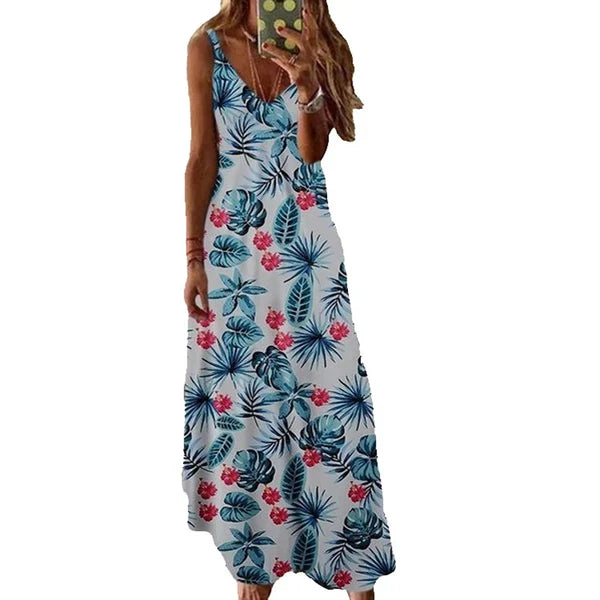 Women’s Printed Strappy Dress