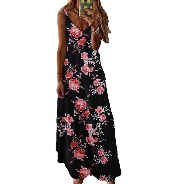 Women’s Printed Strappy Dress