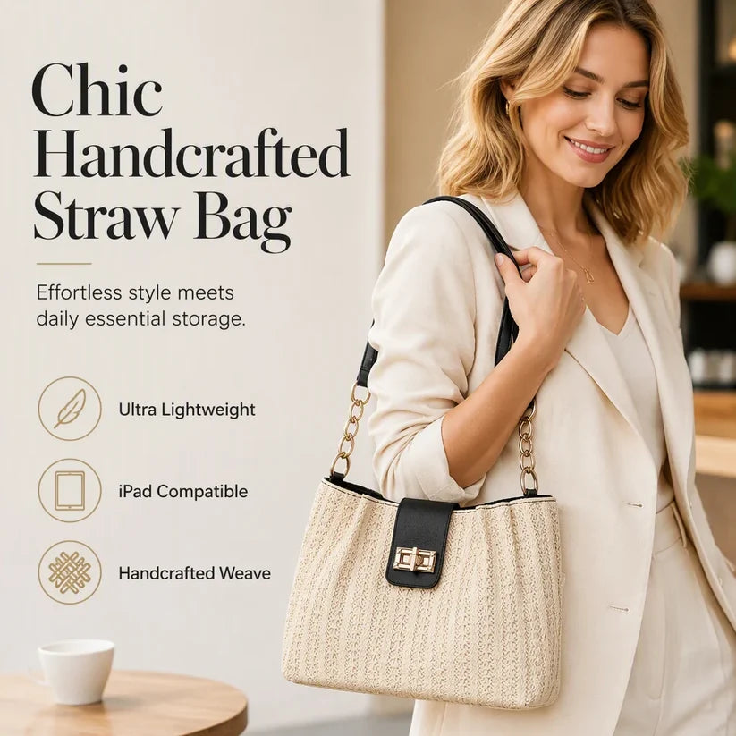 Women's Woven Shoulder Bag