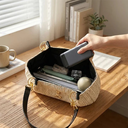 Women's Woven Shoulder Bag