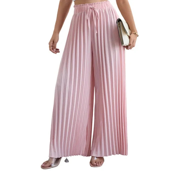 Women’s Pleated Wide-Leg Pants