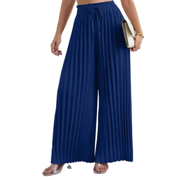Women’s Pleated Wide-Leg Pants