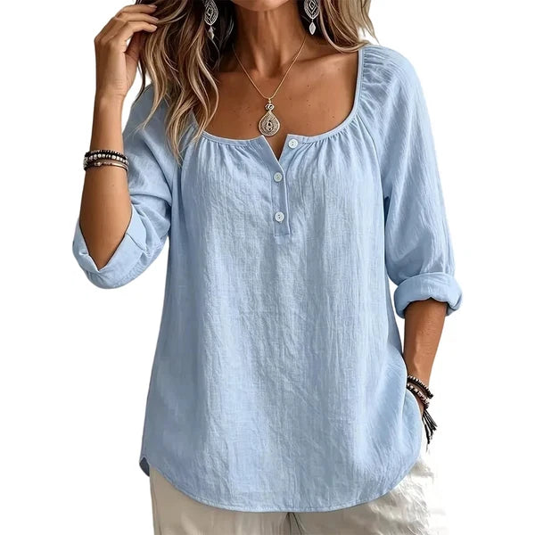 Women’s Casual Button-Front Tunic