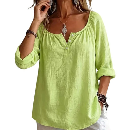Women’s Casual Button-Front Tunic