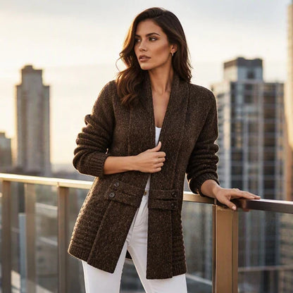 Women’s Cross Front Knit Cardigan