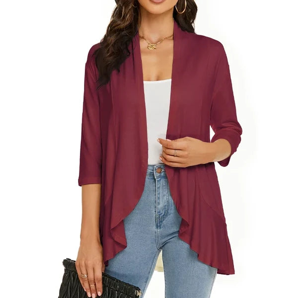 Women’s Open-Front Flowing Cardigan