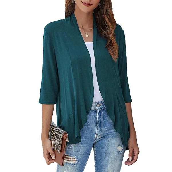 Women’s Open-Front Flowing Cardigan