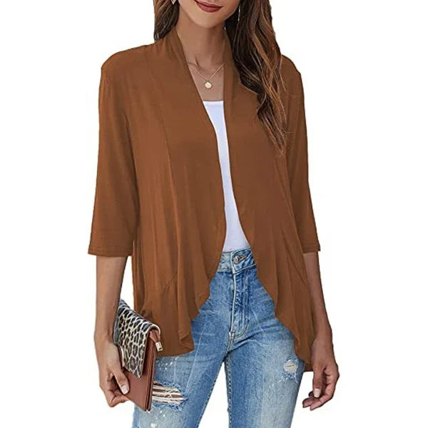 Women’s Open-Front Flowing Cardigan