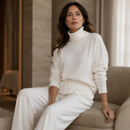 Women's Turtleneck Top and Pants Set