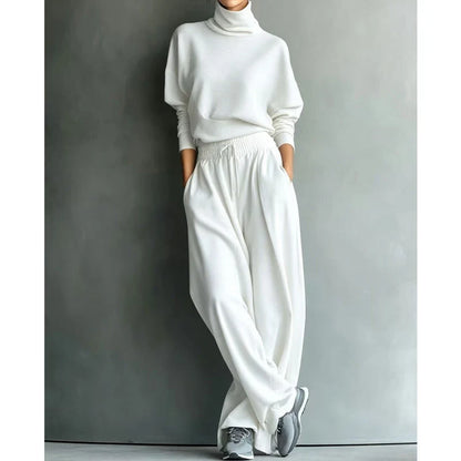 Women's Turtleneck Top and Pants Set