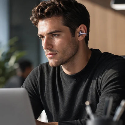 Open Ear Wireless Clip-On Earbuds