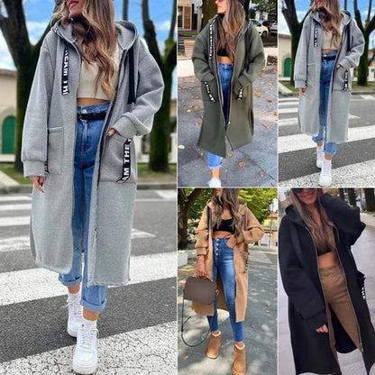 Women’s Longline Hooded Zip Jacket