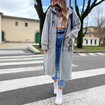 Women’s Longline Hooded Zip Jacket