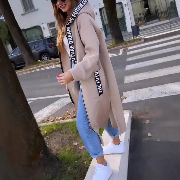 Women’s Longline Hooded Zip Jacket