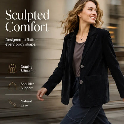 Women’s Corduroy Button-Front Jacket