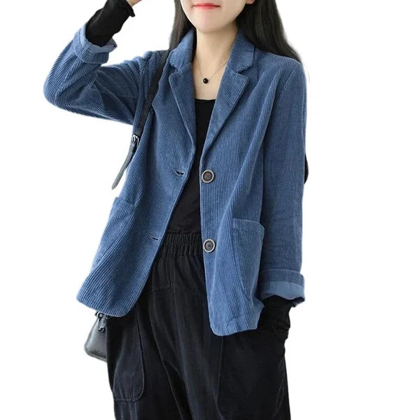 Women’s Corduroy Button-Front Jacket