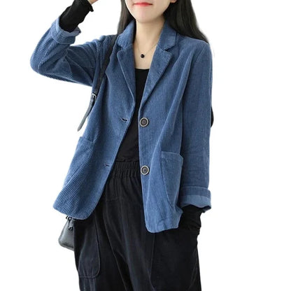 Women’s Corduroy Button-Front Jacket