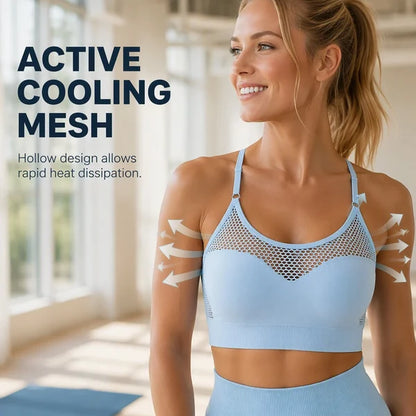 Women’s Mesh Panel Sports Bra
