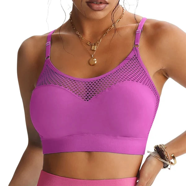Women’s Mesh Panel Sports Bra