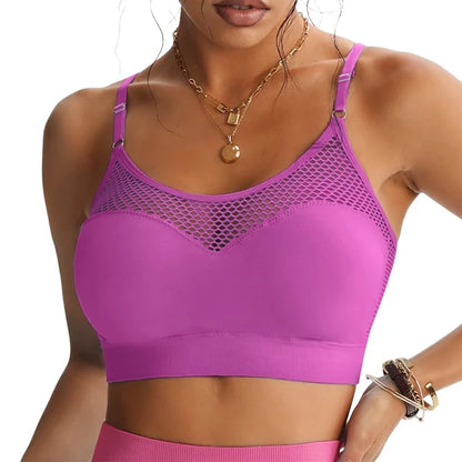 Women’s Mesh Panel Sports Bra
