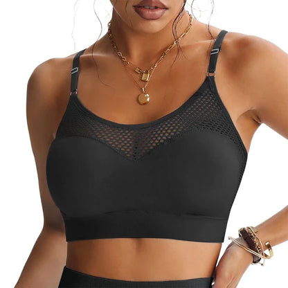 Women’s Mesh Panel Sports Bra