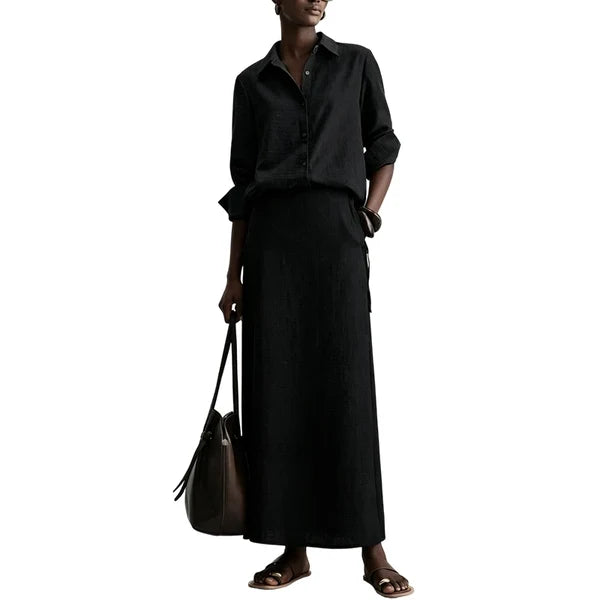 Women’s Relaxed Shirt & Skirt Set