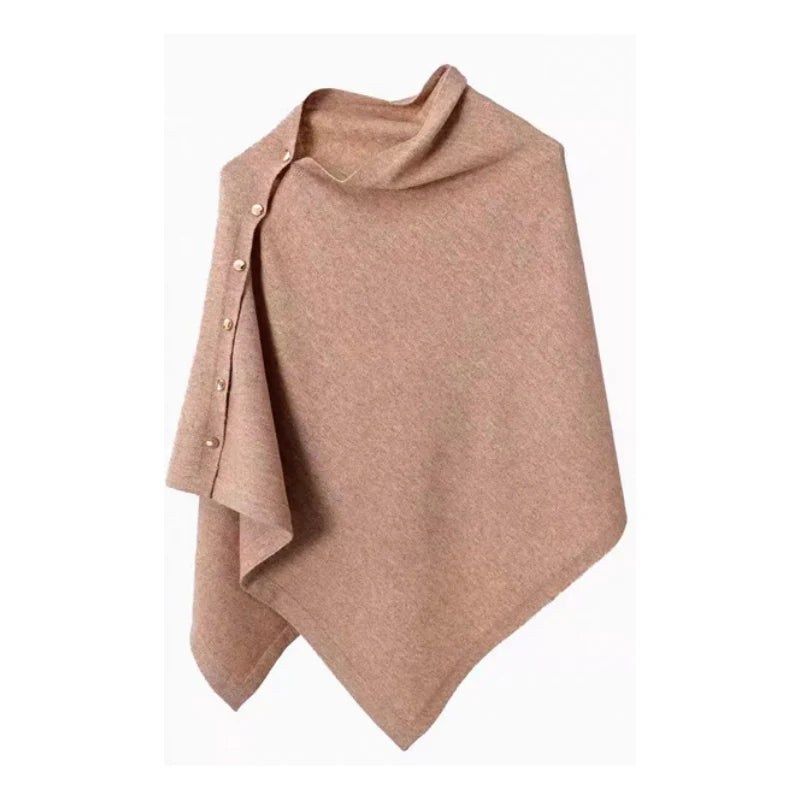 Women’s Button-Detail Poncho
