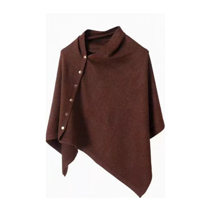 Women’s Button-Detail Poncho