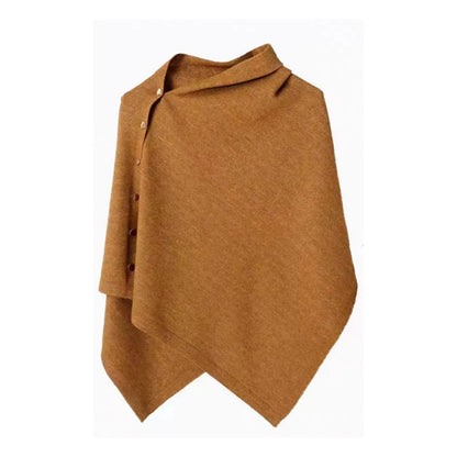 Women’s Button-Detail Poncho